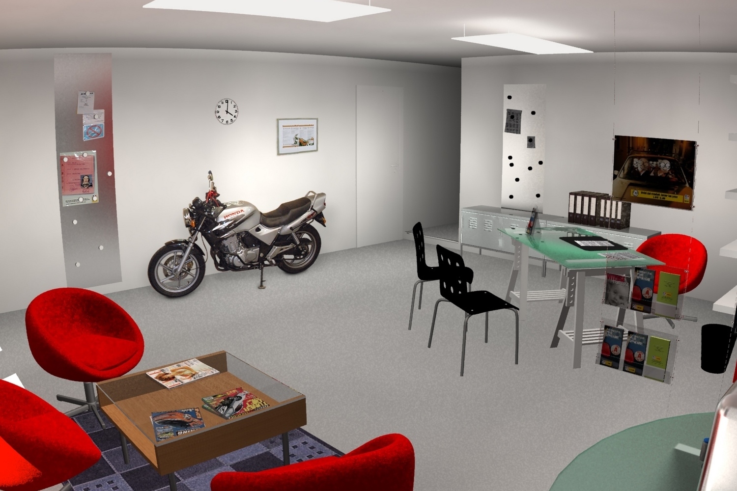 Création virtuelle 3d architecture intèrieure, interieur de magasin Aix les Bains