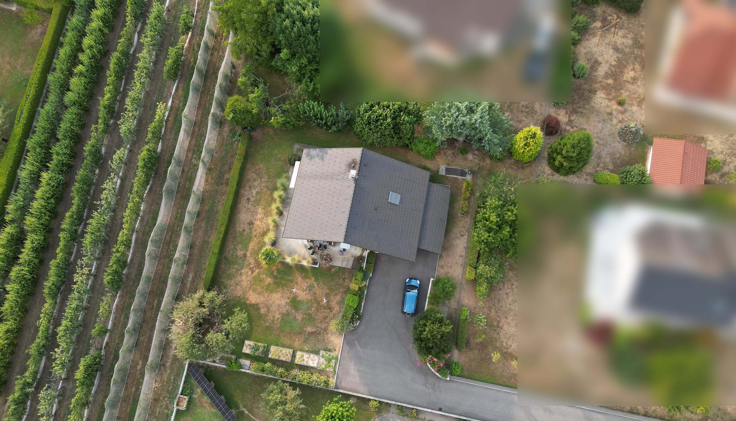 Vue aérienne maison Gilly sur Isere - Albertville