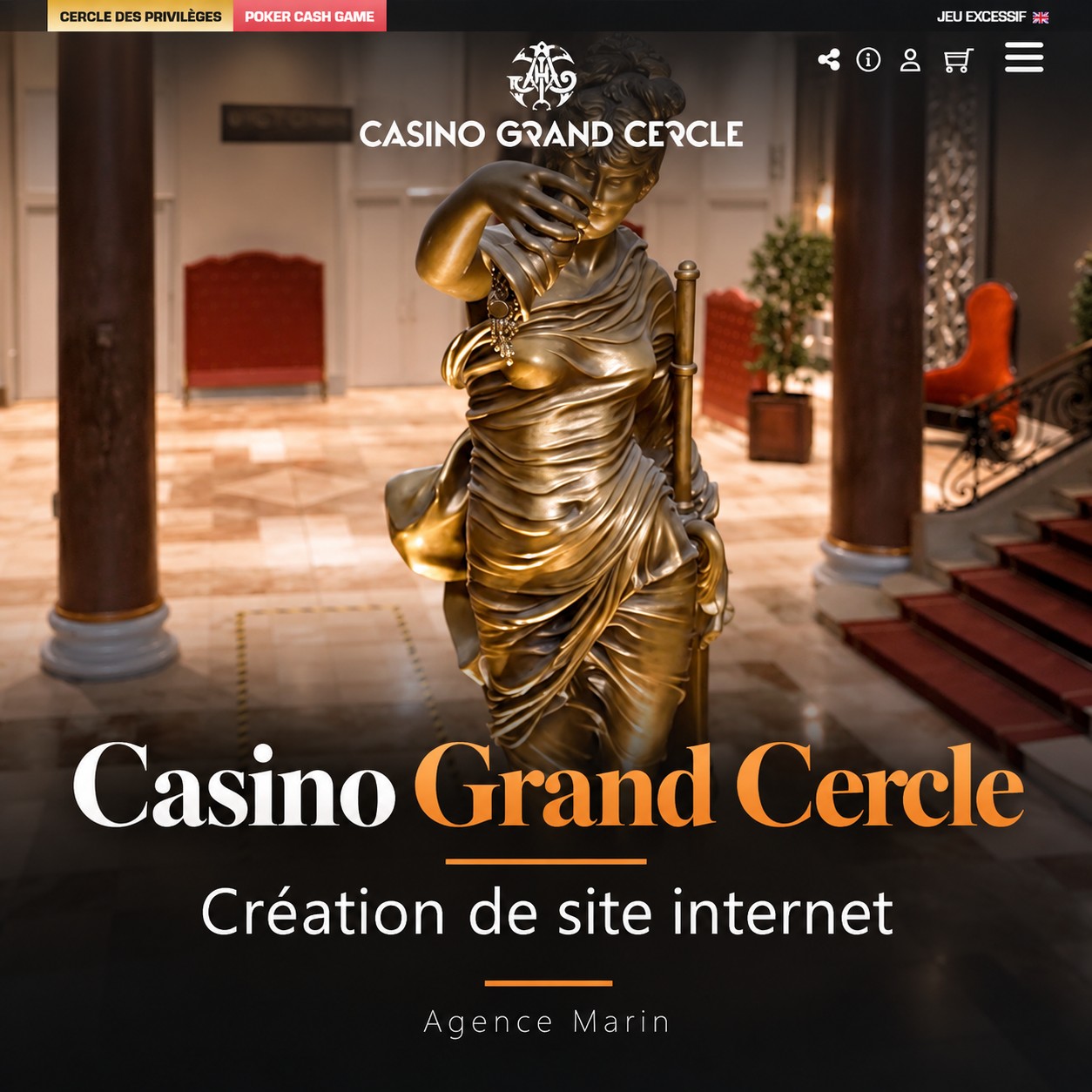 Capture du site Casino Grand Cercle