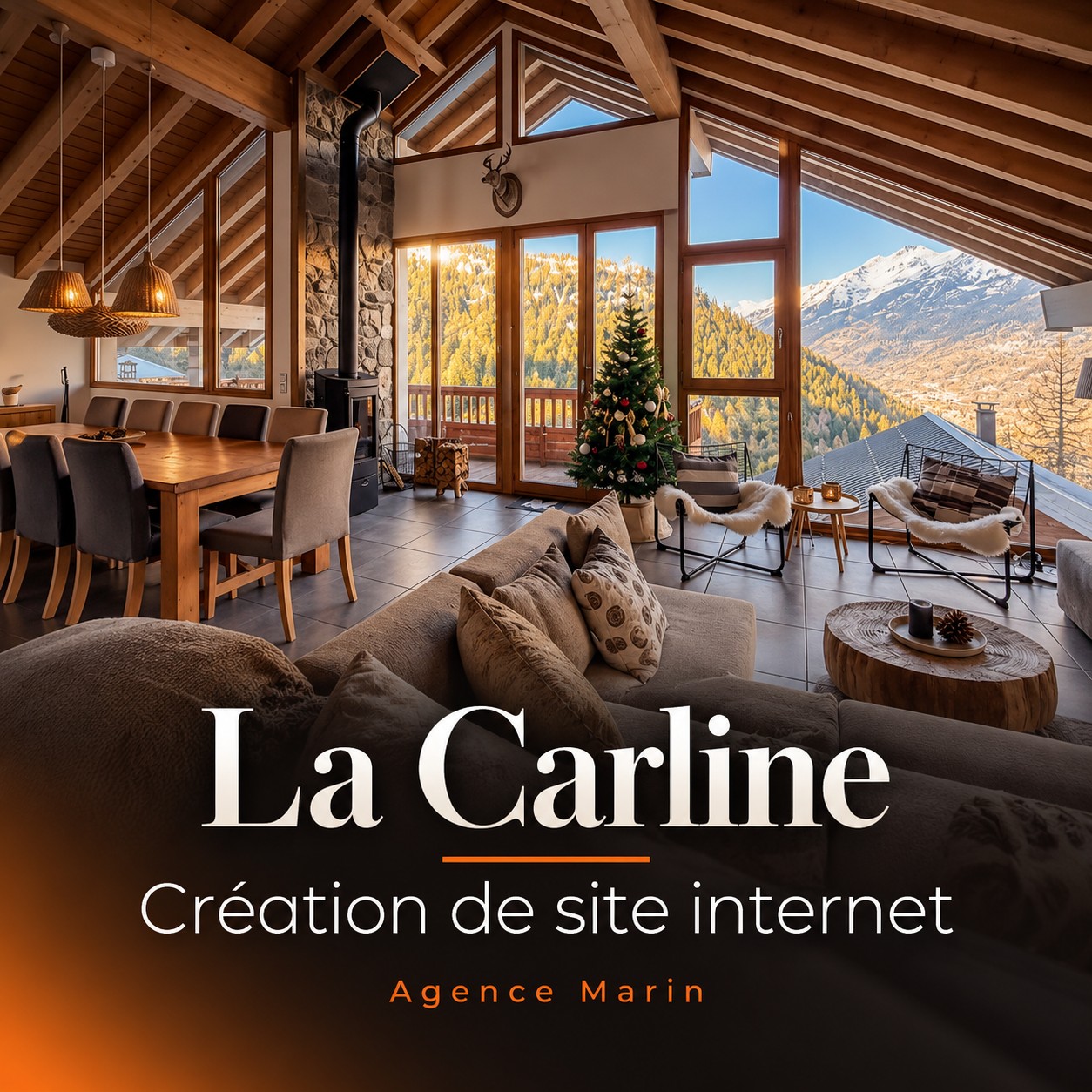 Capture du site Chalet La Carline à Valfréjus