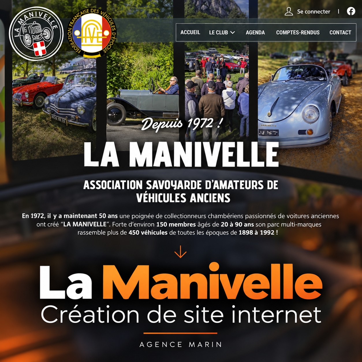 Capture du site La Manivelle