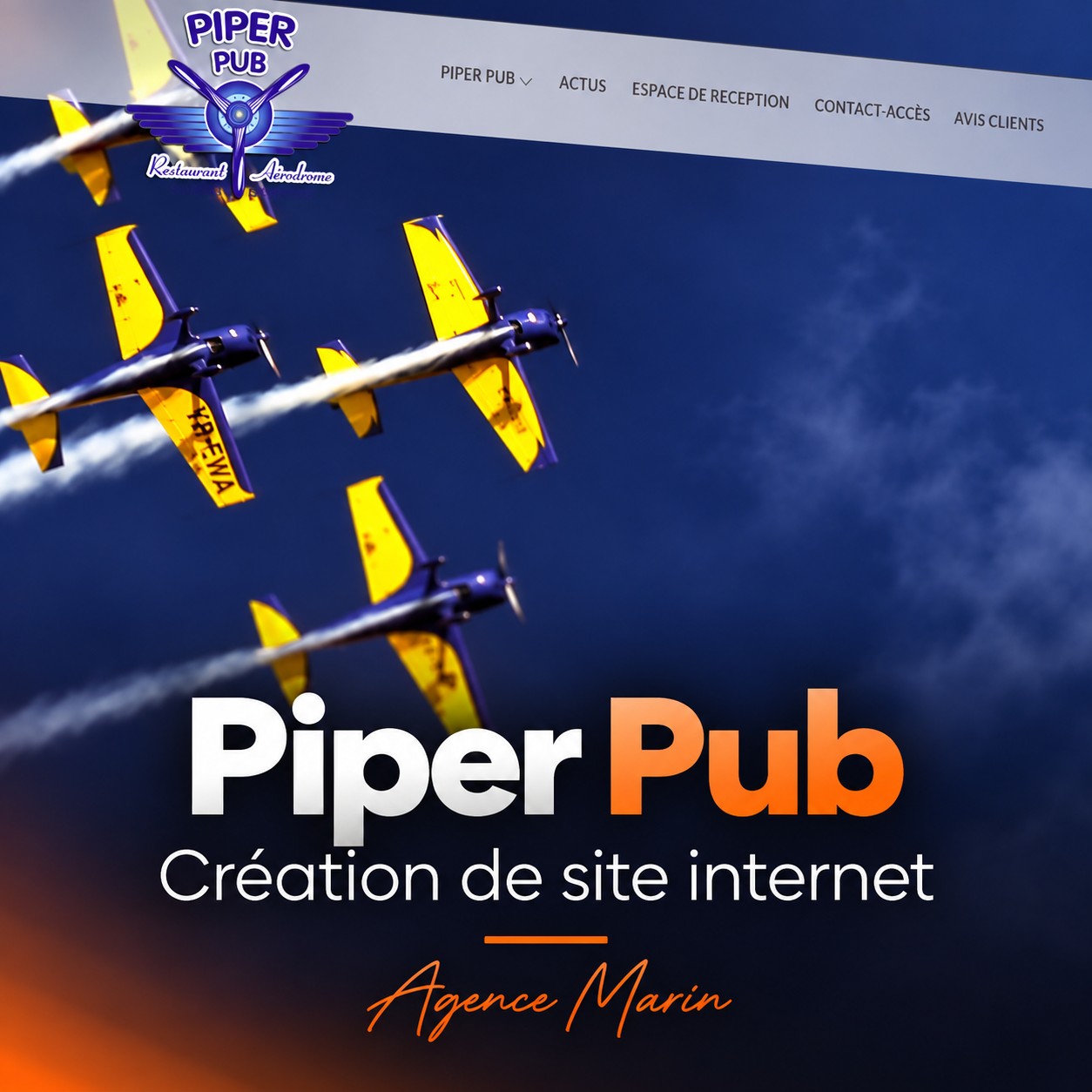 Capture du site Piper Pub