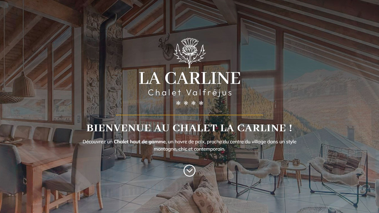 Creation site internet chalet Savoie